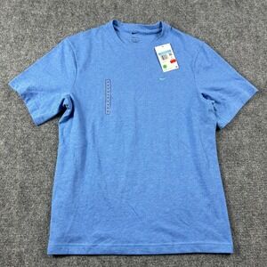 Nike Dri-FIT Shirt Mens Medium Blue Short Sleeve Training Athletic Tee Top